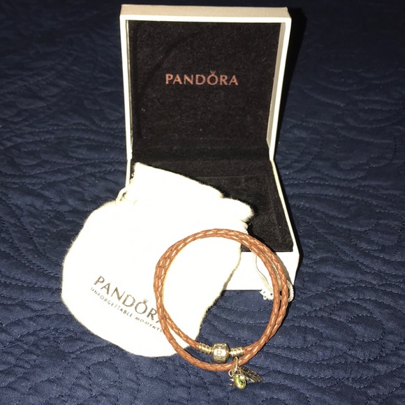 Pandora Jewelry - Pandora Bracelet with charm - never worn Pandora Jewelry - Pandora Bracelet with charm - never worn